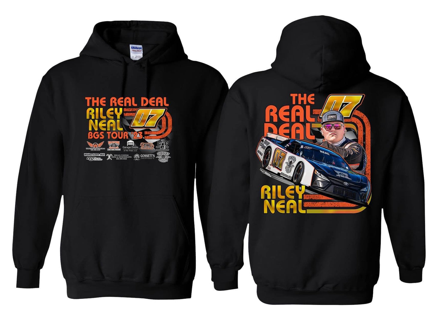 2023 Hoodie - Real Deal Riley Neal "Retro"